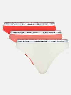 Tommy Hilfiger Komplet 3 par stringów UW0UW04894 Kolorowy - Majtki damskie - miniaturka - grafika 1