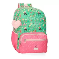 Plecaki szkolne i tornistry - Enso Garden Party Plecak szkolny adaptacyjny do wózka Wielobarwny 32x42x15 cm Poliester, Biały, 32x42x15 cms, Plecak szkolny z możliwością dostosowania do wózka - miniaturka - grafika 1