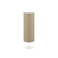 Lampy stojące - Lampka nocna LYSNE Sydney, 60 W, E27, beżowa/biała, 50x15 cm - miniaturka - grafika 1