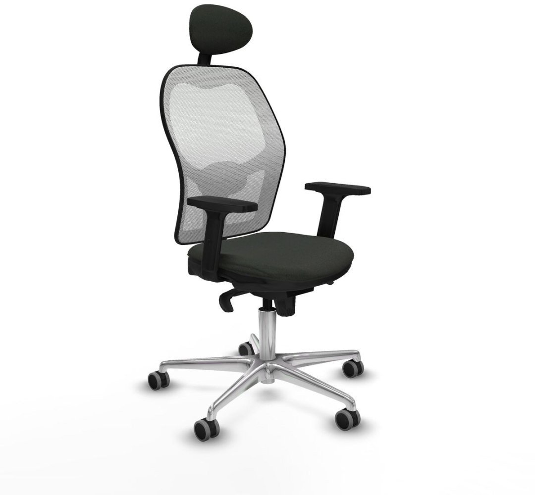 Krzesło Biurowe z Zagłówkiem Jorquera Piqueras y Crespo 2D086G1 Czarny