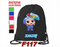 Worki na buty - WOREK SZKOLNY NA WF SPORTOWY GABI, GAZU PIESKI, MAŁY ANIOŁEK - IMIĘ - miniaturka - grafika 1