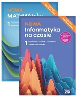 Podręczniki dla szkół podstawowych - Pakiet podręczników Nowa MATeMAtyka, Nowa Informatyka na czasie. Zakres podstawowy. Liceum i technikum. Klasa 1. Edycja 2024 - Dorota Ponczek, - miniaturka - grafika 1