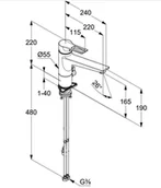 Baterie kuchenne - Kludi Mix Bateria kuchenna chrom 329070562 - miniaturka - grafika 1