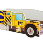 Łóżka dla dzieci i młodzieży - Tematyczne Łóżko Dziecięce – Betoniarka 160x80 cm – Z Ramą i Materacem - miniaturka - grafika 1