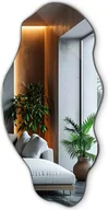Lustra - Lustro Nieregularne - Asymetryczne - Do Łazienki Salonu - Boho - Loft - 50 cm x 100 cm - miniaturka - grafika 1