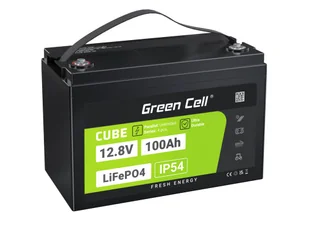 Green Cell CUBE Akumulator LiFePO4 100Ah 12.8V 1280Wh LFPGC12V100AH - Akumulatory ogólnego zastosowania - miniaturka - grafika 1