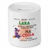 Skarbonki - Skarbonka dla Lary na Urodziny Idealny Prezent z Nadrukiem ze Zdjęciem - miniaturka - grafika 1