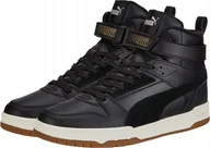 Buty sportowe męskie - Buty męskie sportowe Puma Rbd Game Wtr wysokie czarne 40.5 - miniaturka - grafika 1