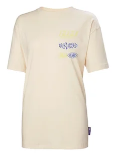 Helly Hansen Koszulka "Play" w kolorze beżowym - Koszulki i topy damskie - miniaturka - grafika 1