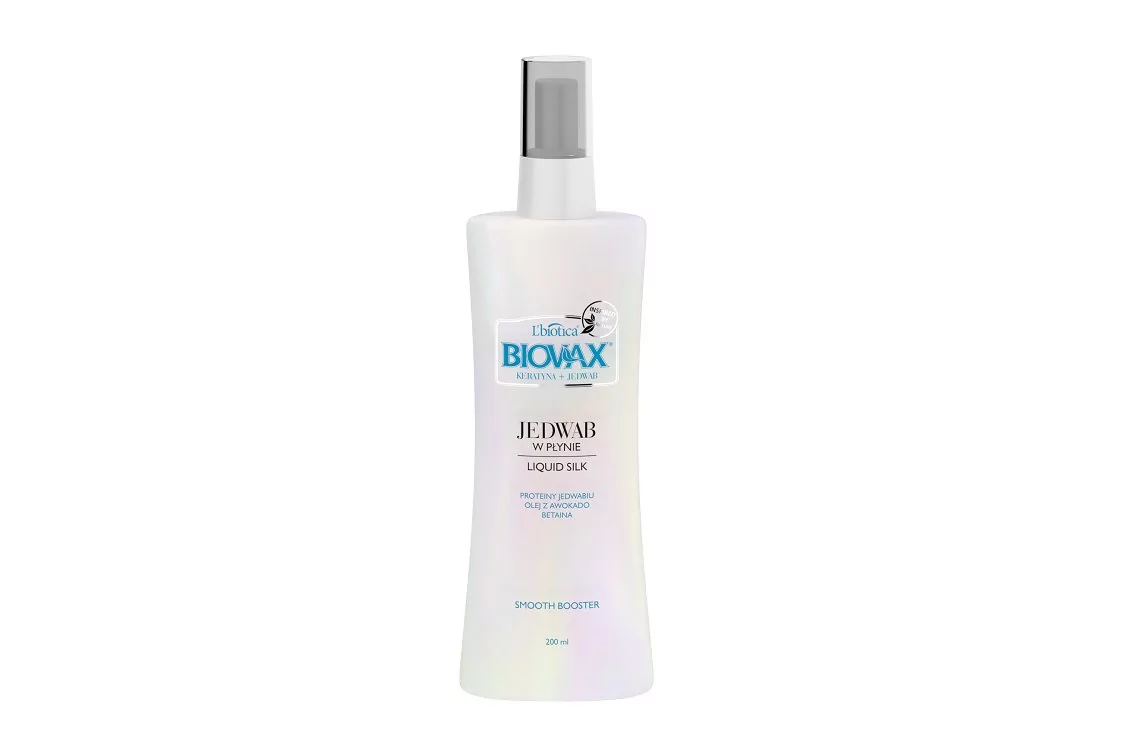 Lbiotica Biovax jedwab w płynie keratyna + jedwab 200 ml