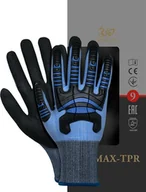 Rękawice robocze - Rękawice ochronne powlekane nitrylem  12par - miniaturka - grafika 1