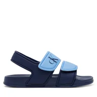 Buty dla chłopców - Sandały Calvin Klein Jeans V1X2-83030-1172X S Niebieski - miniaturka - grafika 1