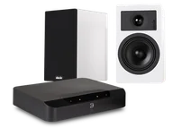 Zestawy stereo - Bluesound POWERNODE EDGE (czarny) + Tesi 2 (biały) - miniaturka - grafika 1