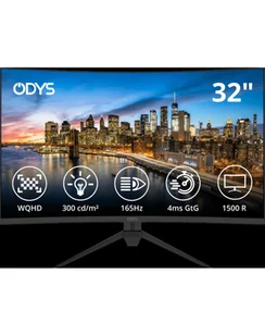 Odys 32'' XP32 X820026 WQHD 165Hz HDMI/DP FreeSync - Monitory - miniaturka - grafika 1