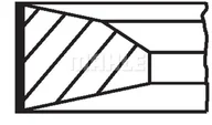 Silnik - akcesoria - Zestaw pierścieni tłokowych Mahle 022 12 N0 - miniaturka - grafika 1
