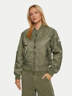 Guess Jeans Kurtka bomber W4YL01 WG932 Khaki Regular Fit - Kurtki damskie - miniaturka - grafika 1