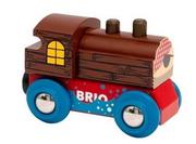 Pociągi dla dzieci - Brio Drewniana lokomotywa Pirat 8554117 - miniaturka - grafika 1