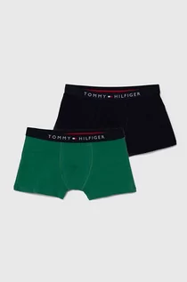 Majtki dla dzieci - Tommy Hilfiger bokserki bawełniane dziecięce 2-pack kolor zielony - grafika 1