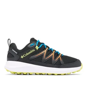 Columbia Peakfreak Rush wodoodporne buty trekkingowe i turystyczne z niskim stanem unisex, Czarne napięcie, 33 EU - Buty dla chłopców - miniaturka - grafika 1