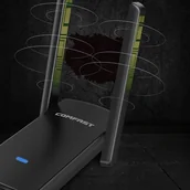 Karty sieciowe - Karta sieciowa Comfast WiFi-USB adapteris, 1300Mbps, 2.4GHz, 5 GHz - miniaturka - grafika 1