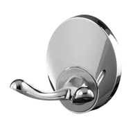 Wieszaki łazienkowe - Wieszaczek podwójny Emotion chrom/satyn, nikiel - miniaturka - grafika 1