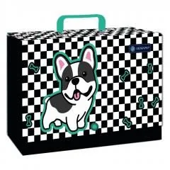 Teczka z rączką Xl Cute Puppy 9cm Astrapap - Teczki i skoroszyty - miniaturka - grafika 1
