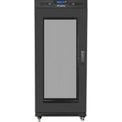 Szafy rack - Lanberg Szafa Rack 19 27U 600x800 FF01-6827-23BL z termostatem - KONFIGURATOR WYPOSAŻENIA - CZAT NA ŻYWO FF01-6827-23BL - miniaturka - grafika 1