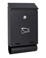 Skrzynki na listy - Skrzynka pocztowa na listy Hadvar czarna - miniaturka - grafika 1