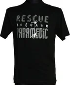 Odzież robocza - Promostars LPP - Koszulka męska RESCUE TEAM PARAMEDIC czarna - miniaturka - grafika 1