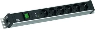 Listwa zasilająca Bachmann BACHMANN 19 1,5U 6xCEE7/3 1xswitch 1xSPD-Plus 2,0m CEE7/7 - Listwy zasilające - miniaturka - grafika 1