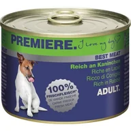 Mokra karma dla psów - PREMIERE Best Meat Adult Królik 6x185 g - miniaturka - grafika 1
