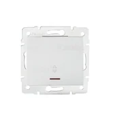 Wyłączniki światła i elektryczne - Kanlux Łącznik schodowy z LED LOGI 02-1140-102 bi 25081 - miniaturka - grafika 1