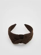 Ozdoby do włosów - Reserved - Opaska do włosów - ciemnobrązowy - miniaturka - grafika 1