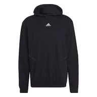 Bluzy męskie - adidas Bluza męska M TRVL LW HD, czarna, 2XL - miniaturka - grafika 1