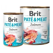 Mokra karma dla psów - Brit Paté & Meat salmon 6x400 g - miniaturka - grafika 1