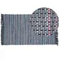 Dywany - Dywan Bawełniany 80 X 150 Cm Szary Besni - miniaturka - grafika 1