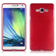 Etui i futerały do telefonów - Cadorabo cador Abo  silikonowe etui pokrowiec ochronny na Samsung Galaxy A7 (5) (model 2015) TPU Case Cover ze stali nierdzewnej o wyglądzie szczotkowanej firmy (Brushed), czerwony DE-104697 - miniaturka - grafika 1