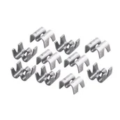 Akcesoria do ogrodzeń - Spinka do paneli ocynk 50 sztuk Polbram - miniaturka - grafika 1