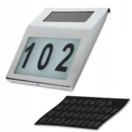 Lampy ogrodowe - LAMPA LED SOLARNA NUMER DOMU OGRODOWA ZEWNĘTRZNA - miniaturka - grafika 1