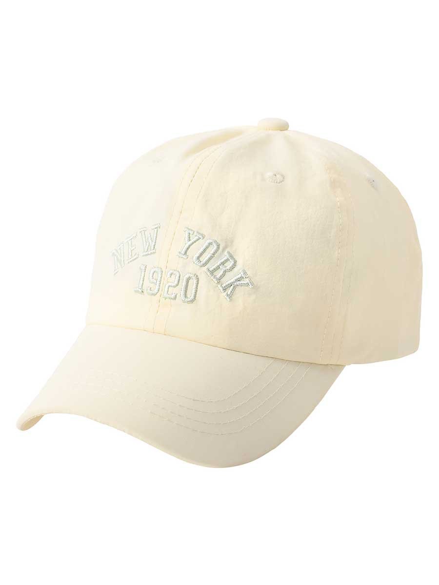 Chłopięca czapka z daszkiem NY 1920 jasnobeżowa Be Snazzy r.54/56