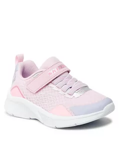 Buty dla dziewczynek - Skechers Sneakersy Bright Retros 302348L/PKMT Różowy - grafika 1