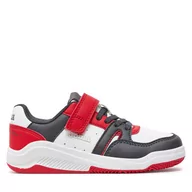 Buty dla chłopców - Sneakersy Joma Joma Platea Low Jr 24 JPLAS White/Black/Red - miniaturka - grafika 1