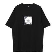 Koszulki męskie - Cropp - T-shirt z nadrukiem płyty CD - Czarny - miniaturka - grafika 1