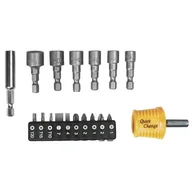 Akcesoria do elektronarzędzi - TOPEX Końcówka wkrętakowa i nasadki z uchwytem, zestaw 18 sztuk - miniaturka - grafika 1