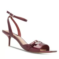 Sandały damskie - Sandały Nine West FEROZA BYCCC02 Bordowy - miniaturka - grafika 1