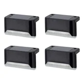 Lampy ogrodowe - Oświetlenie solarne balustrady 3000 K IP44 4 szt. - miniaturka - grafika 1