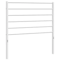 Inne meble do sypialni - Metalowe wezgłowie, białe, 100 cm - miniaturka - grafika 1
