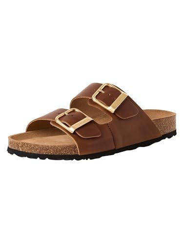 Tamaris Damskie klapki damskie 1-27543-42 Mule, koniak Pull Up, 6,5 UK