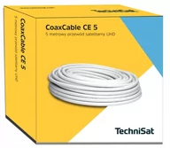 Kable - TECHNISAT KABEL ANTENOWY CoaxCable CE 5 mb - miniaturka - grafika 1