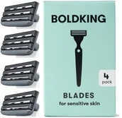 Maszynki do golenia i wkłady - Boldking, Ostrza Do Maszynki Do Golenia, Skóra Wrażliwa, 4 Szt. - miniaturka - grafika 1
